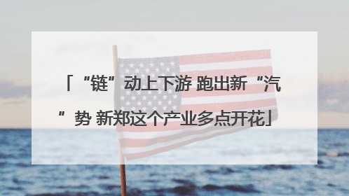 “链”动上下游 跑出新“汽”势 新郑这个产业多点开花