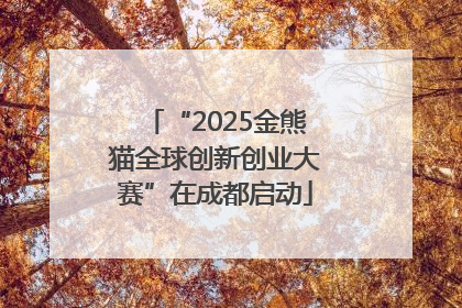 “2025金熊猫全球创新创业大赛”在成都启动