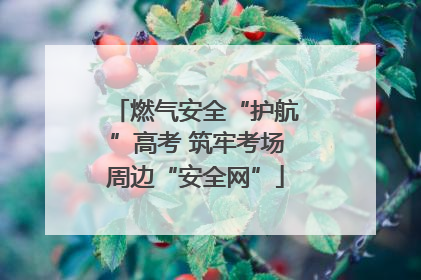 燃气安全“护航”高考 筑牢考场周边“安全网”