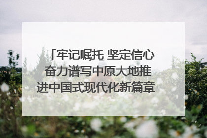 牢记嘱托 坚定信心 奋力谱写中原大地推进中国式现代化新篇章（六）河南绘就“行走河南·读懂中国”新画卷丨牢记嘱托谱新篇