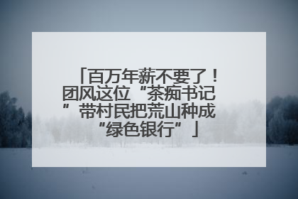 百万年薪不要了！团风这位“茶痴书记”带村民把荒山种成“绿色银行”