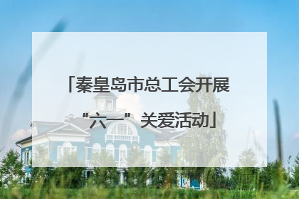 秦皇岛市总工会开展“六一”关爱活动