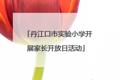 丹江口市实验小学开展家长开放日活动