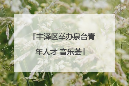 丰泽区举办泉台青年人才 音乐荟