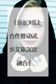 京长对口合作推动武乡文旅深度融合