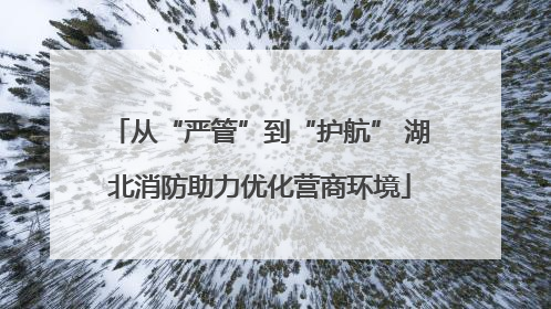 从“严管”到“护航” 湖北消防助力优化营商环境