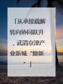从承接疏解转向协同跃升，武清京津产业新城“焕新”