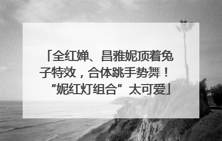 全红婵、昌雅妮顶着兔子特效，合体跳手势舞！“妮红灯组合”太可爱