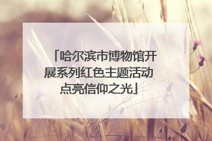 哈尔滨市博物馆开展系列红色主题活动点亮信仰之光