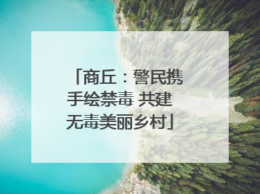 商丘：警民携手绘禁毒 共建无毒美丽乡村