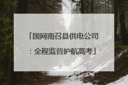 国网南召县供电公司：全程监督护航高考