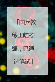国乒教练王皓考编，已通过笔试
