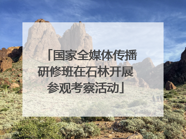 国家全媒体传播研修班在石林开展参观考察活动