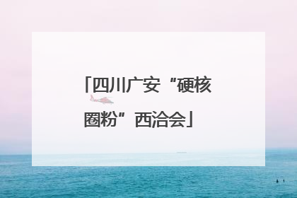 四川广安“硬核圈粉”西洽会