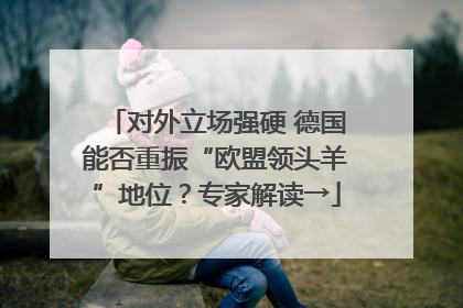 对外立场强硬 德国能否重振“欧盟领头羊”地位？专家解读→