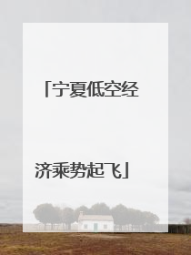 宁夏低空经济乘势起飞