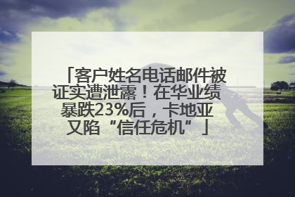 客户姓名电话邮件被证实遭泄露！在华业绩暴跌23%后，卡地亚又陷“信任危机”