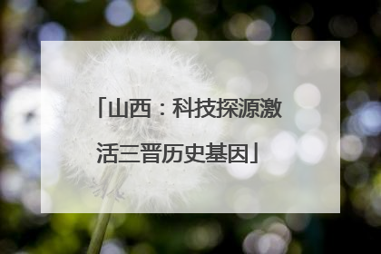 山西：科技探源激活三晋历史基因