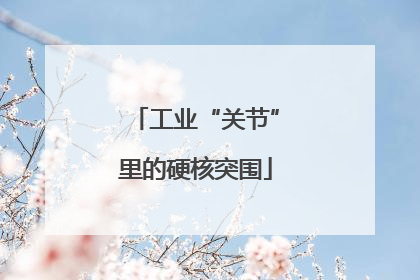 工业“关节”里的硬核突围