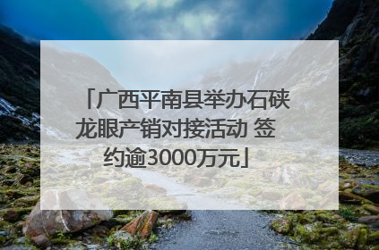 广西平南县举办石硖龙眼产销对接活动 签约逾3000万元