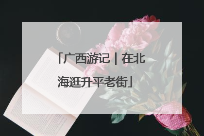 广西游记｜在北海逛升平老街