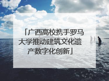 广西高校携手罗马大学推动建筑文化遗产数字化创新