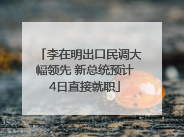 李在明出口民调大幅领先 新总统预计4日直接就职