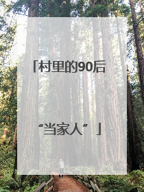 村里的90后“当家人”