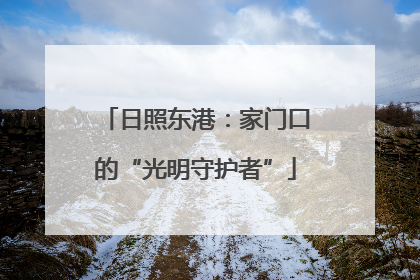 日照东港：家门口的“光明守护者”