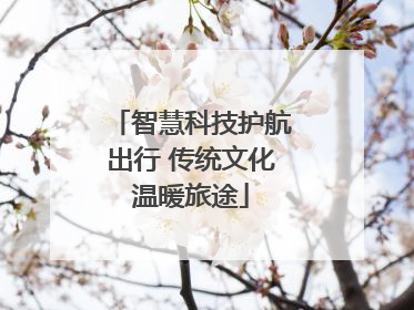 智慧科技护航出行 传统文化温暖旅途