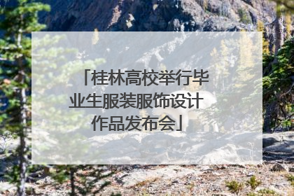 桂林高校举行毕业生服装服饰设计作品发布会