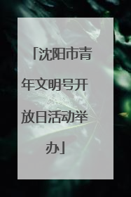 沈阳市青年文明号开放日活动举办