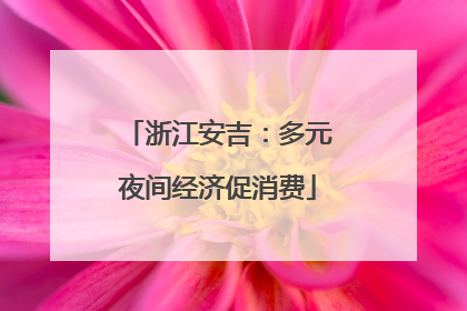 浙江安吉：多元夜间经济促消费