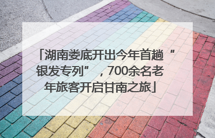 湖南娄底开出今年首趟“银发专列”，700余名老年旅客开启甘南之旅