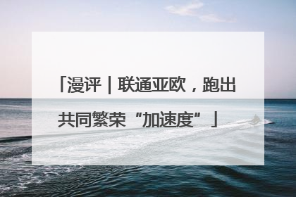 漫评｜联通亚欧，跑出共同繁荣“加速度”