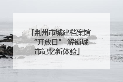荆州市城建档案馆“开放日” 解锁城市记忆新体验