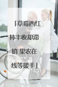 草莓西红柿丰收却滞销 果农在线等援手