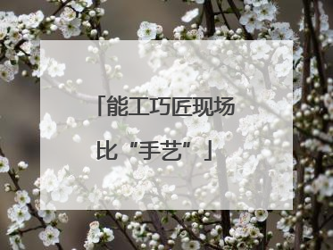 能工巧匠现场比“手艺”
