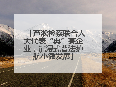 芦淞检察联合人大代表“典”亮企业，沉浸式普法护航小微发展