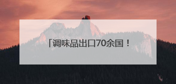 调味品出口70余国！德州乐陵市支持企业加快布局多元化国际市场