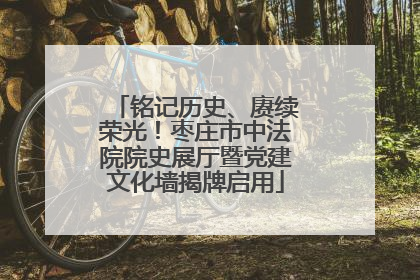 铭记历史、赓续荣光！枣庄市中法院院史展厅暨党建文化墙揭牌启用