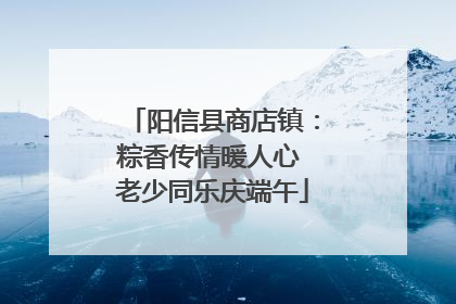 阳信县商店镇：粽香传情暖人心 老少同乐庆端午