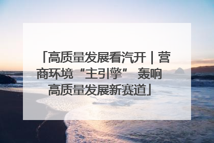 高质量发展看汽开｜营商环境“主引擎” 轰响高质量发展新赛道