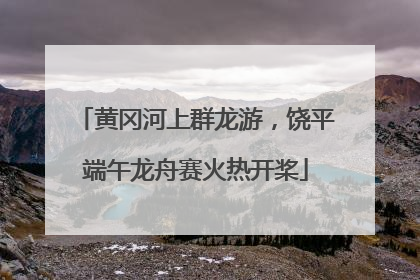 黄冈河上群龙游，饶平端午龙舟赛火热开桨