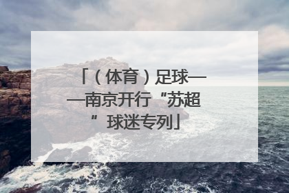 （体育）足球——南京开行“苏超”球迷专列