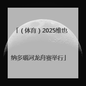 （体育）2025维也纳多瑙河龙舟赛举行