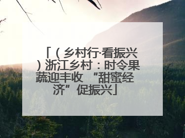 （乡村行·看振兴）浙江乡村：时令果蔬迎丰收 “甜蜜经济”促振兴