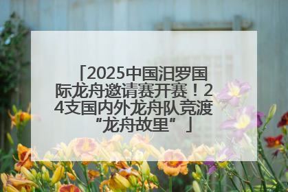 2025中国汨罗国际龙舟邀请赛开赛！24支国内外龙舟队竞渡“龙舟故里”