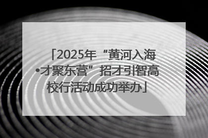 2025年“黄河入海•才聚东营”招才引智高校行活动成功举办