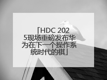 HDC 2025现场重磅发布华为在下一个操作系统时代的棋